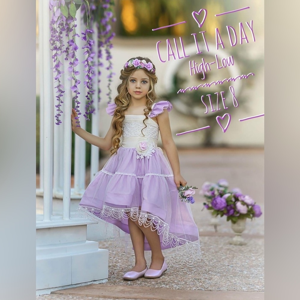 Dollcake Call it a Day Hi Low Dress size 8 NWT